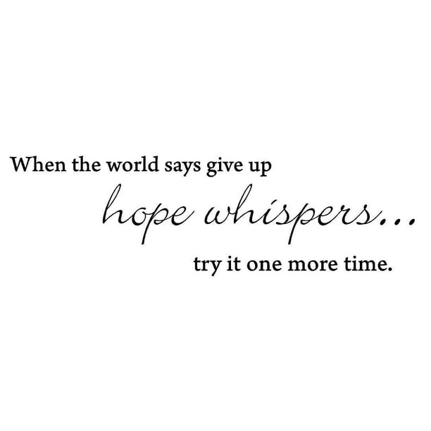 got hope Vinyl Decal 7" x 2.5" 11 Colors got hope Vinyl Decal 7" x 2.5" 11 Colors